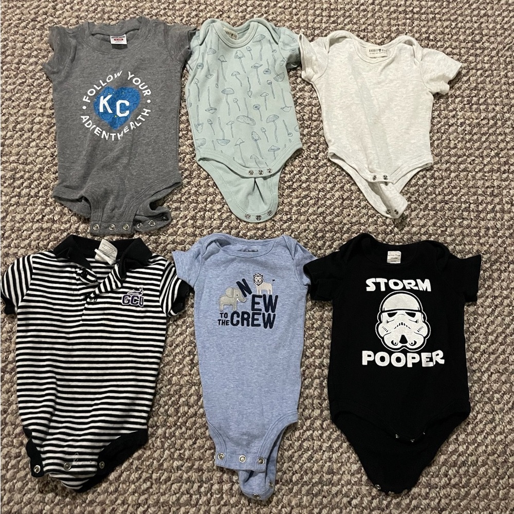 0-3 month onesies